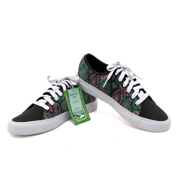 DC Canvas Tapestry Vegan Sneaker Manual TXTL Skateboarding Casual Shoe Black NEW - Picture 6 of 11